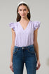 Hayley Eyelet Seni Ruffle Top